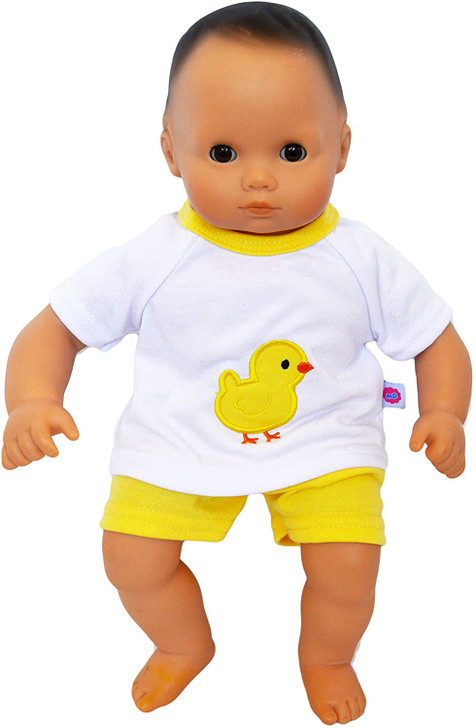 Spring Chick Shorts Set Fits 15" Baby Dolls