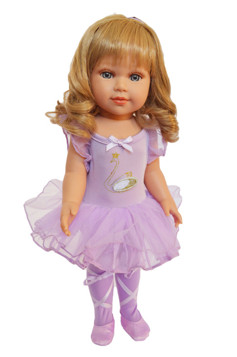 Purple Ballerina Outfit Fits 18 Inch American Girl Dolls