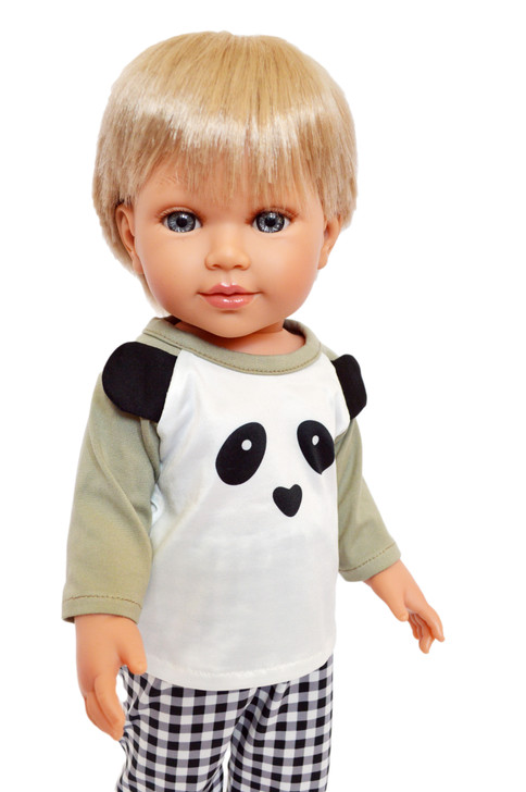 Playful Panda Pjs Fits 18 Inch Boy Dolls