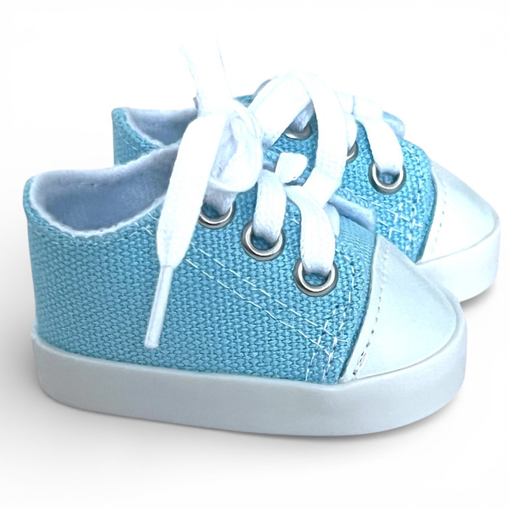 MBD Sea Shore Blue Canvas Doll Sneakers for 18 Inch Dolls – Fully Lined & Weighted | $12.97 on Amazon, Only $3.88 at My Brittany’s®