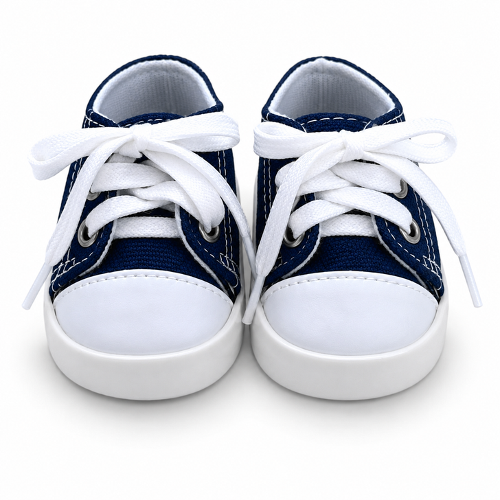 MBD Navy Blue Canvas Doll Sneakers for 18 Inch Dolls – Fully Lined & Weighted | $12.97 on Amazon, Only $3.88 at My Brittany’s®