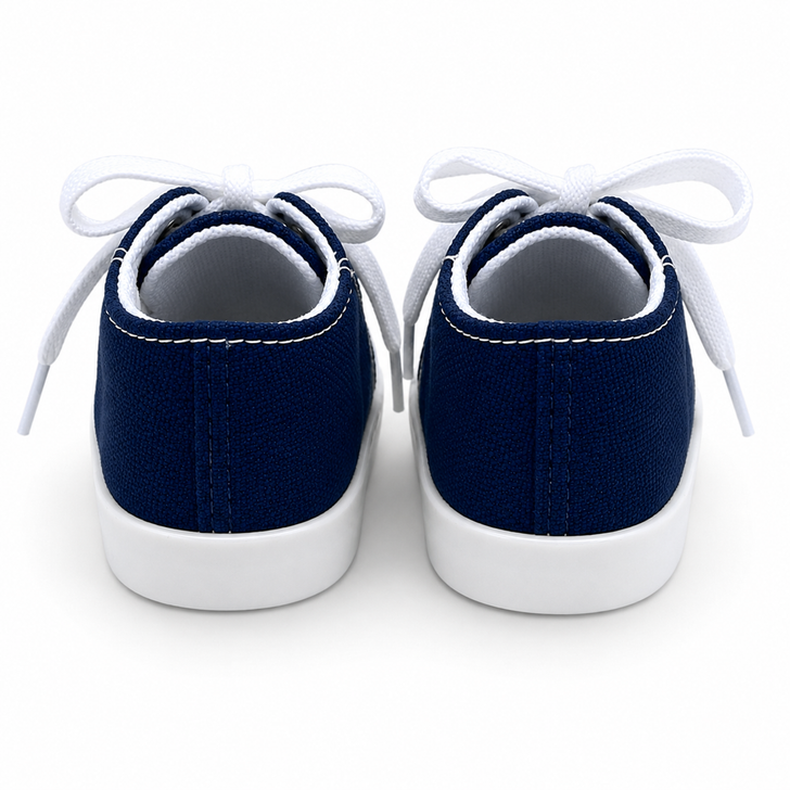 MBD Navy Blue Canvas Doll Sneakers for 18 Inch Dolls – Fully Lined & Weighted | $12.97 on Amazon, Only $3.88 at My Brittany’s®