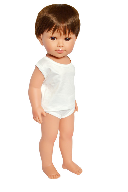 White Set of Little Boy Undies for 18 Inch Boy Dolls- 18 Inch Doll Clothes