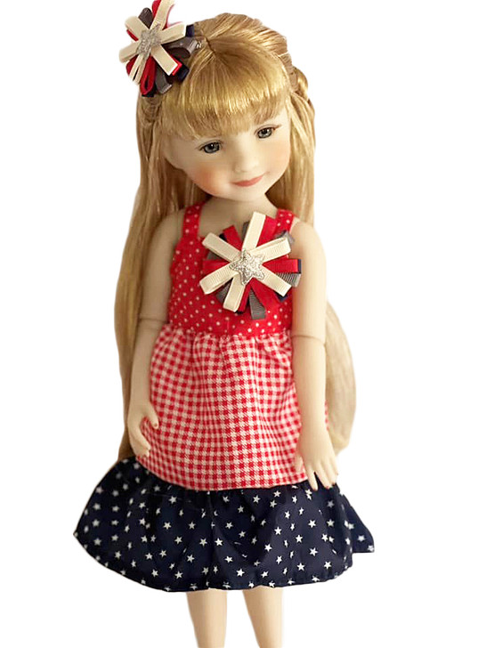 Getting Ready to Wave Dress Fits Ruby Red Dolls