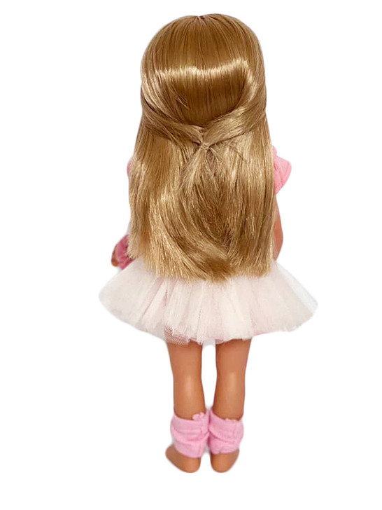 Enchanting Elegance: Sparkle and Twirl with the Pink Ballerina Outfit for 12-14.5 Inch Dolls