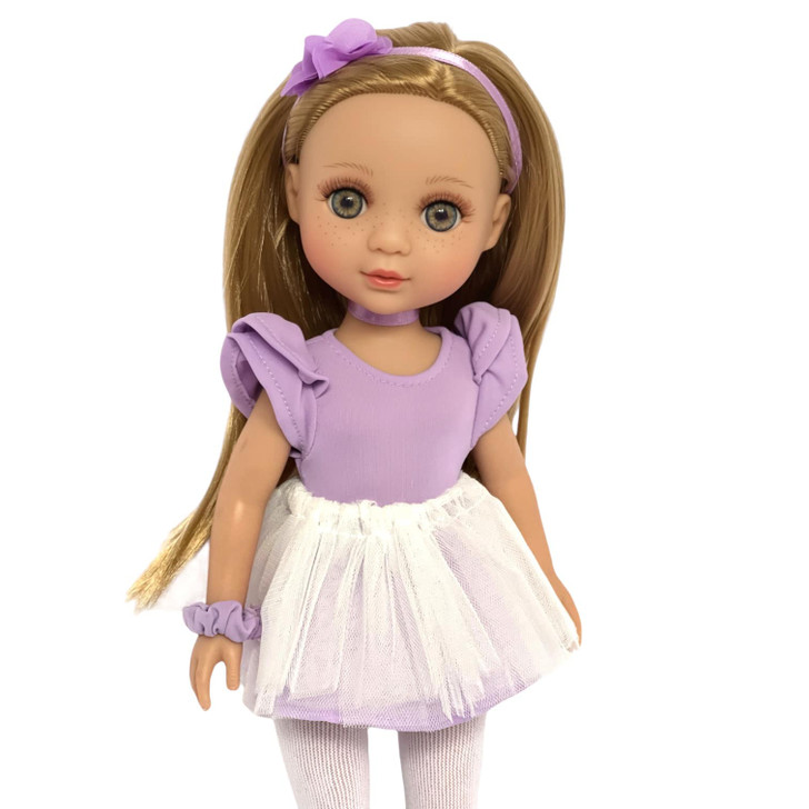 Evia® Purple Ballerina Doll