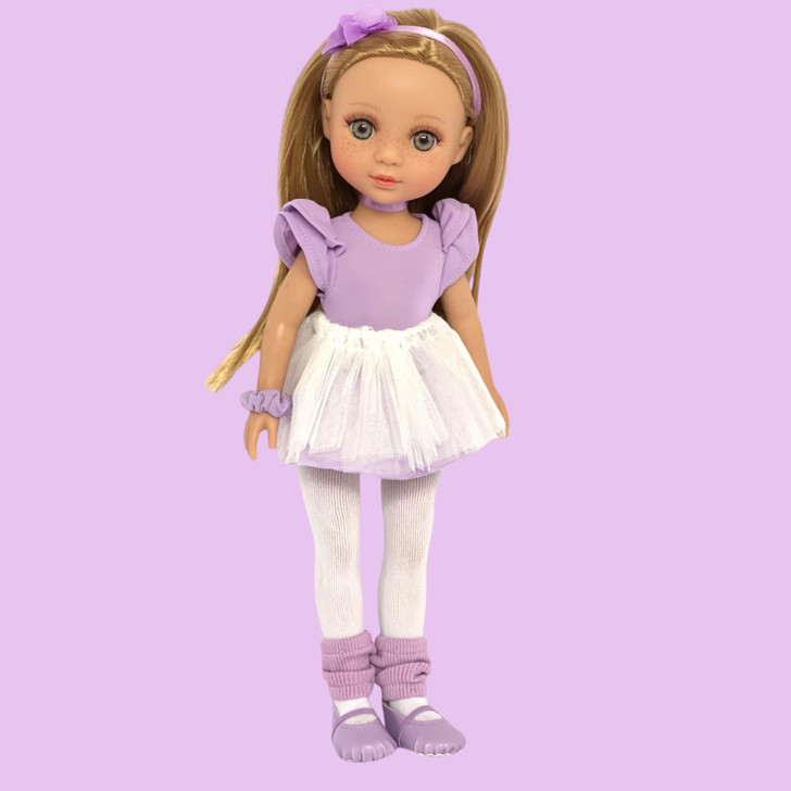 Evia® Purple Ballerina Doll