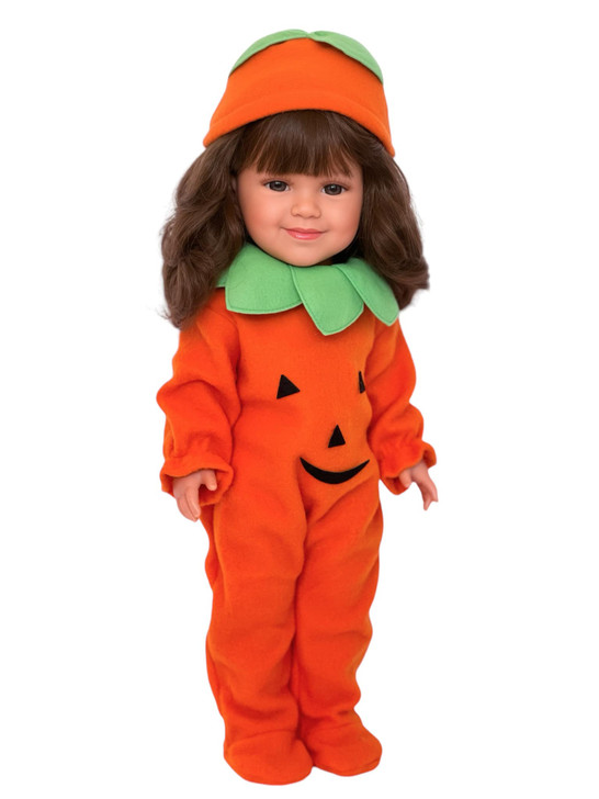 18 Inch Doll Clothes- Halloween Pumpkin Outfit