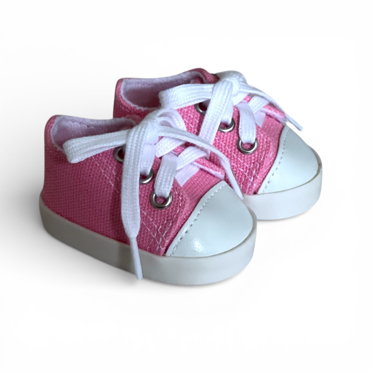 MBD Pink Canvas Doll Sneakers for 18 Inch Dolls – Fully Lined & Weighted | $12.97 on Amazon, Only $3.88 at My Brittany’s®