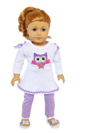 12 Purple Heart Doll Hangers Fits 18 Inch American Girl Doll Clothes