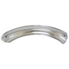 Throttle Addiction Chrome Wassell Style Ribbed Fender - 6 Wide