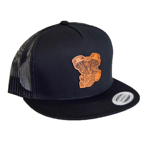 Skull Wrench Leather Patch Hat – Motor Maker
