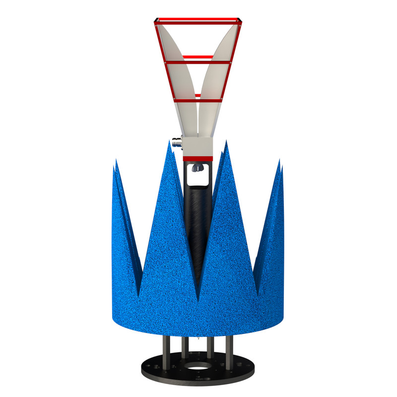 0.75 GHz to 10.0 GHz Broadband Ridged Probe, side view