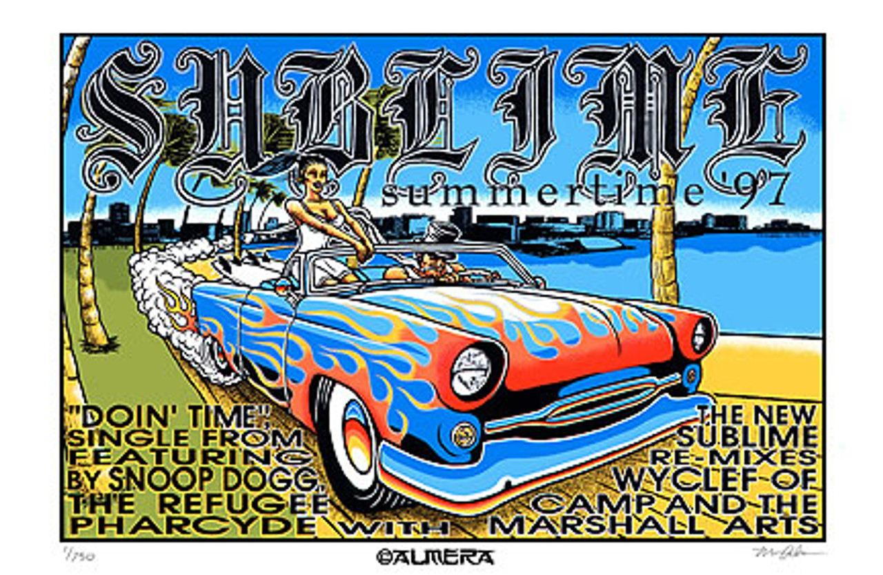 Almera Sublime 1997 Silkscreen Poster