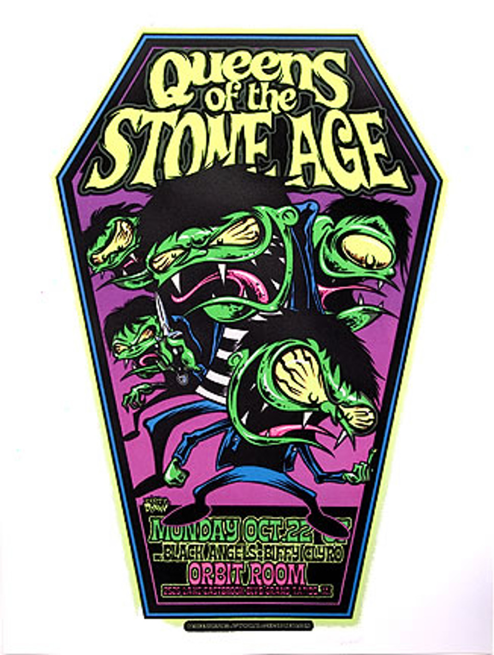 P-DDA04 Dirty Donny Queens of the Stone Age Silkscreen Concert Poster 2007