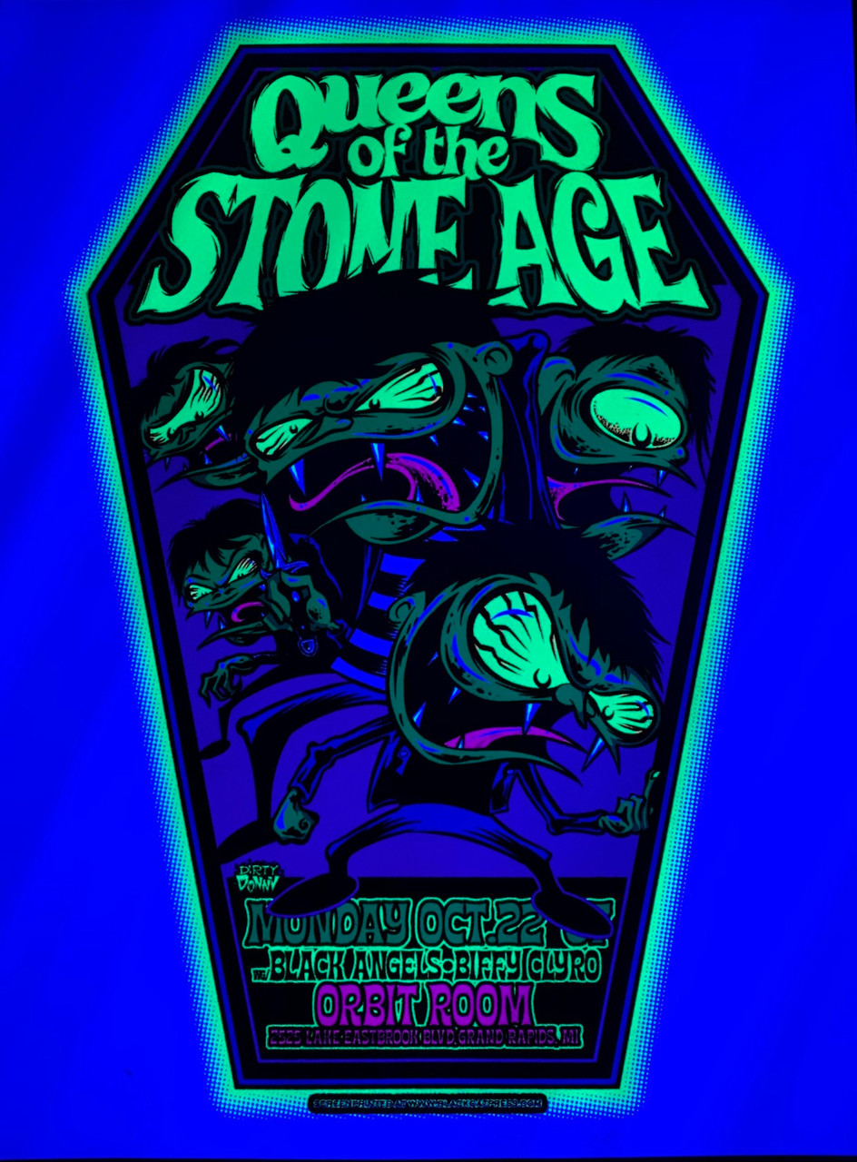 Dirty Donny Queens of the Stone Age Silkscreen Concert Poster 2007