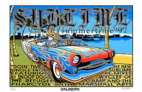 Almera Sublime 1997 Silkscreen Poster Image