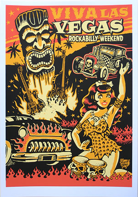 Vince Ray Viva Las Vegas #11 Silkscreen Poster 2008 Image