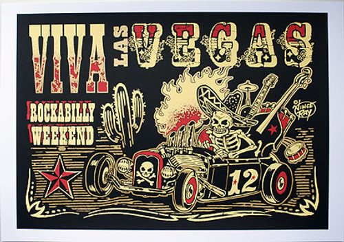 Vince Ray, Tom Ingram, Viva Las Vegas Silkscreen Event Posters