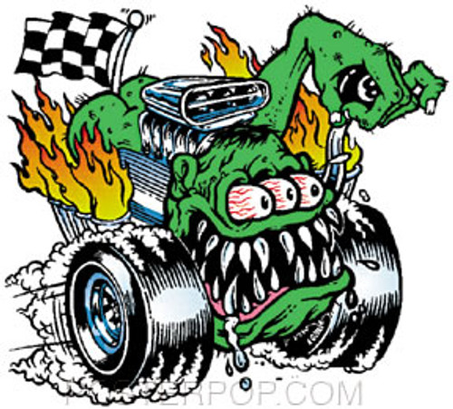 Kozik Butt Racer Sticker Image