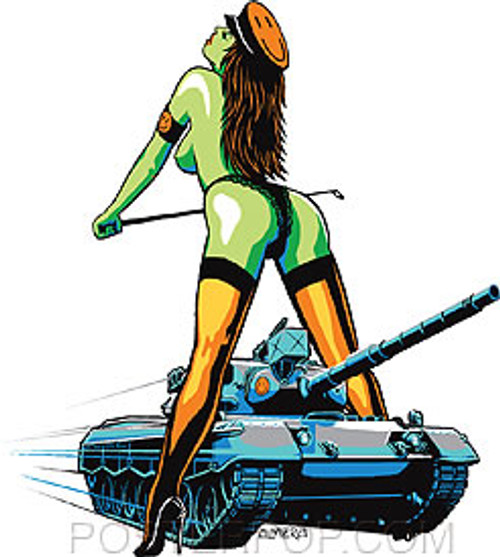 Almera Tank Girl Sticker Image