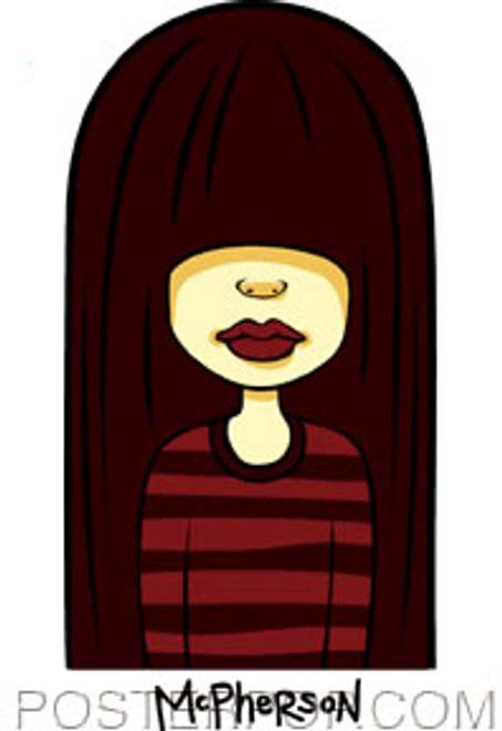 Tara McPherson Rocker Chick Sticker Image