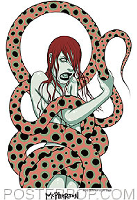 Tara McPherson Snake Charmer Sticker Image