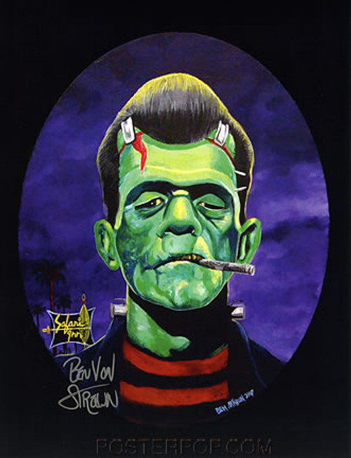 Ben Von Strawn Frankenstogy Hand Signed Artist Print Image