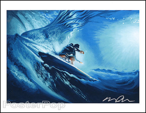 Almera Inner Space Surf Hand Signed Artist Print Image