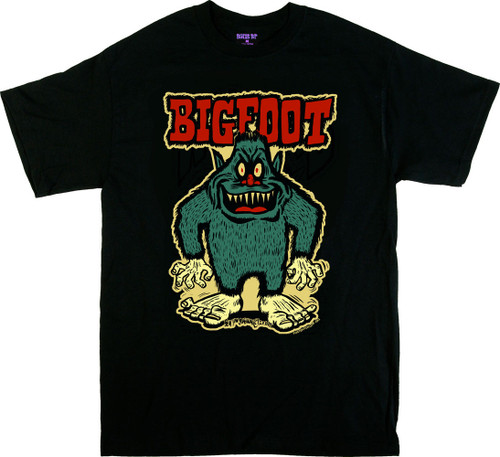 Ben Von Strawn Bigfoot T-Shirt, Sasquatch, Big Tennis Shoes, Cartoon, Monster