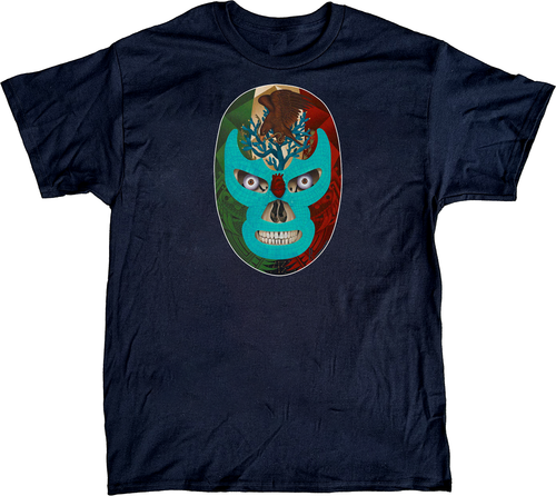 GR66 Gustavo Rimada Ayotzinapa Eagle Mask T-Shirt Image