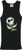 TMBB09 Tara McPherson Skull Flower Woman's Baby Doll T-Shirts