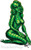BigToe Creature Girl Sticker Image