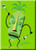 Artist Shag Tiki Doctor Magnet. Josh Agle Original Tiki Tribal, Witch Doctor character with Skulls by Poster Pop GREEN
