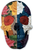 GRS74 Gustavo Rimada Life and Death Rose Skull Mask Sticker Image