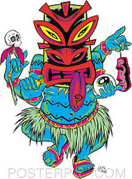 Forbes Tripping Tiki Sticker Image