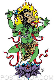 Forbes Monkey Krishna Sticker Image