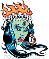 Forbes Green Kali Sticker Image