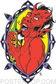 Forbes Drinkin Devil Sticker