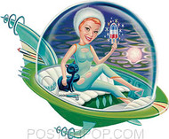 Aaron Marshall Space Car Sticker Image