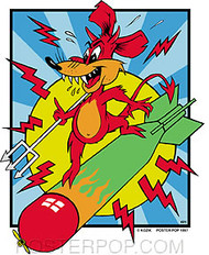 Kozik Mouse Bomb Sticker Image