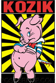 Kozik Piggums Sticker Image