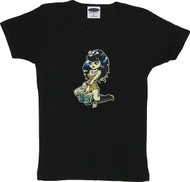 Vince Ray Bongo Girl Woman's Baby Doll T-Shirt