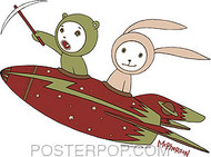 Tara McPherson Rocket Sticker Image