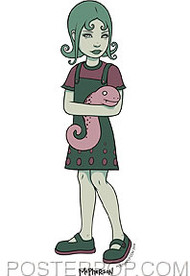 Tara McPherson Lil Snake Girl Sticker Image