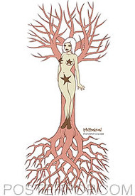 Tara McPherson Tree Lady Sticker Image