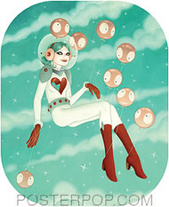 Tara McPherson Laughing Thru The Chaos Sticker Image