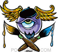 Von Franco Beatnik Eye Sticker Image