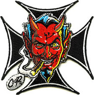 CPP66 Coop Iron Cross Devil Patch