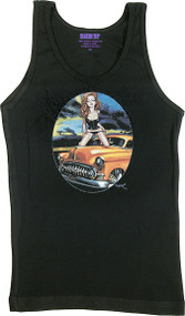 BigToe Red Head Redemption Woman's Baby Doll Tee and Tank Top Image